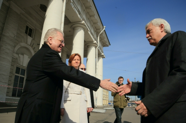 Михаил Пиотровский и Георгий Полтавченко.