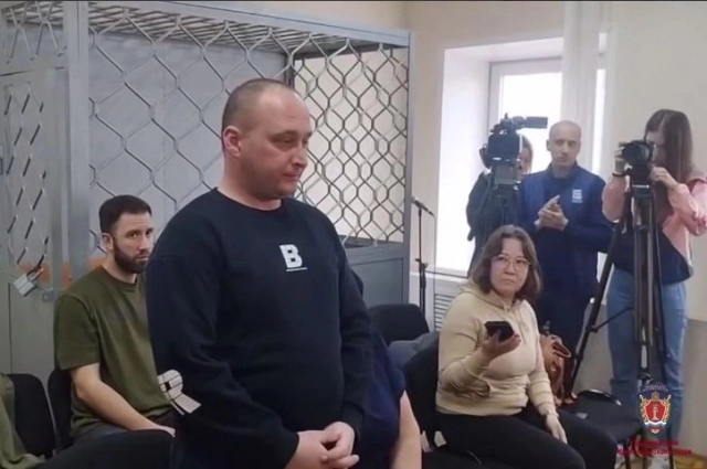Дмитрий Виноградов на суде.