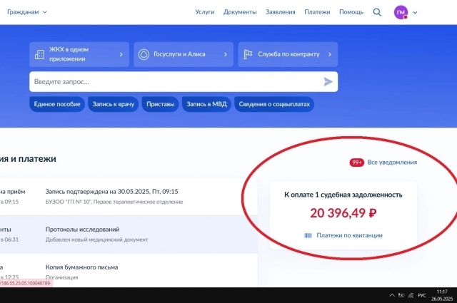 Новый долг.